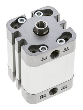 ISO 21287 Compacte Dubbelwerkende Cilinder 32-20mm - Magnetisch
