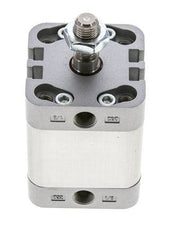 ISO 21287 Compacte Dubbelwerkende Cilinder 32-20mm - Magnetisch - Mannelijke Stang