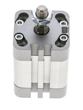 ISO 21287 Compacte Dubbelwerkende Cilinder 32-20mm - Magnetisch - Mannelijke Stang