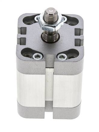 ISO 21287 Compacte Dubbelwerkende Cilinder 32-20mm - Magnetisch - Mannelijke Stang