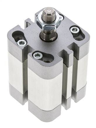 ISO 21287 Compacte Dubbelwerkende Cilinder 32-20mm - Magnetisch - Mannelijke Stang