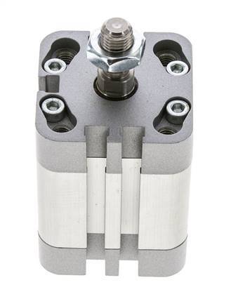 ISO 21287 Compacte Dubbelwerkende Cilinder 32-20mm - Magnetisch - Mannelijke Stang