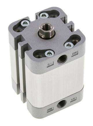 ISO 21287 Compacte Dubbelwerkende Cilinder 32-25mm - Magnetisch
