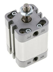 ISO 21287 Compacte Dubbelwerkende Cilinder 32-25mm - Magnetisch - Mannelijke Stang