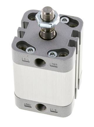 ISO 21287 Compacte Dubbelwerkende Cilinder 32-25mm - Magnetisch - Mannelijke Stang