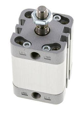 ISO 21287 Compacte Dubbelwerkende Cilinder 32-25mm - Magnetisch - Mannelijke Stang