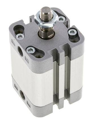 ISO 21287 Compacte Dubbelwerkende Cilinder 32-25mm - Magnetisch - Mannelijke Stang