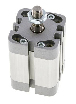 ISO 21287 Compacte Dubbelwerkende Cilinder 32-25mm - Magnetisch - Mannelijke Stang