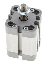 ISO 21287 Compacte Dubbelwerkende Cilinder 32-25mm - Magnetisch - Mannelijke Stang