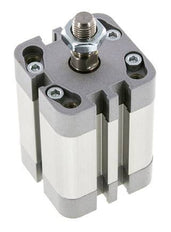 ISO 21287 Compacte Dubbelwerkende Cilinder 32-25mm - Magnetisch - Mannelijke Stang
