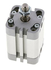 ISO 21287 Compacte Dubbelwerkende Cilinder 32-25mm - Magnetisch - Mannelijke Stang