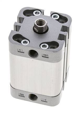 ISO 21287 Compacte Dubbelwerkende Cilinder 32-30mm - Magnetisch