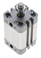 ISO 21287 Compacte Dubbelwerkende Cilinder 32-30mm - Magnetisch - Mannelijke Stang