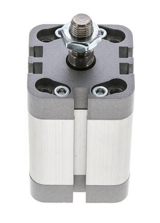 ISO 21287 Compacte Dubbelwerkende Cilinder 32-30mm - Magnetisch - Mannelijke Stang