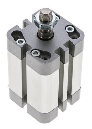 ISO 21287 Compacte Dubbelwerkende Cilinder 32-30mm - Magnetisch - Mannelijke Stang