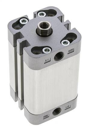 ISO 21287 Compacte Dubbelwerkende Cilinder 32-40mm - Magnetisch