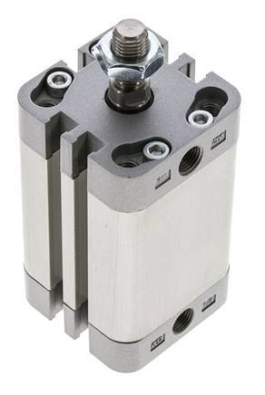 ISO 21287 Compacte Dubbelwerkende Cilinder 32-40mm - Magnetisch - Mannelijke Stang