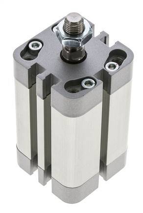 ISO 21287 Compacte Dubbelwerkende Cilinder 32-40mm - Magnetisch - Mannelijke Stang
