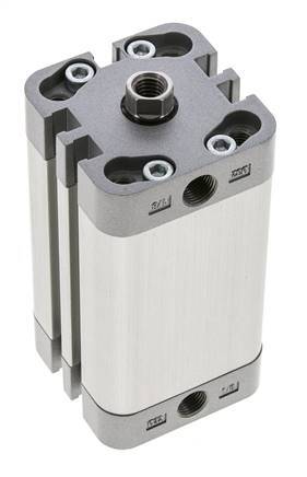 ISO 21287 Compacte Dubbelwerkende Cilinder 32-50mm - Magnetisch