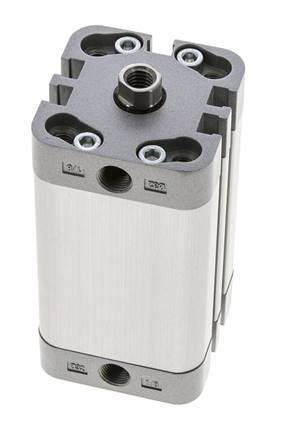 ISO 21287 Compacte Dubbelwerkende Cilinder 32-50mm - Magnetisch
