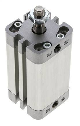ISO 21287 Compacte Dubbelwerkende Cilinder 32-50mm - Magnetisch - Mannelijke Stang