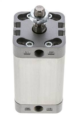 ISO 21287 Compacte Dubbelwerkende Cilinder 32-50mm - Magnetisch - Mannelijke Stang