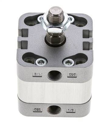 ISO 21287 Compacte Dubbelwerkende Cilinder 32-5mm - Magnetisch - Mannelijke Stang