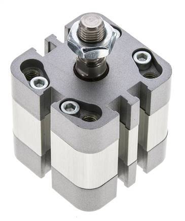 ISO 21287 Compacte Dubbelwerkende Cilinder 32-5mm - Magnetisch - Mannelijke Stang