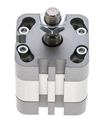 ISO 21287 Compacte Dubbelwerkende Cilinder 32-5mm - Magnetisch - Mannelijke Stang