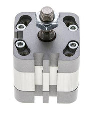 ISO 21287 Compacte Dubbelwerkende Cilinder 32-5mm - Magnetisch - Mannelijke Stang