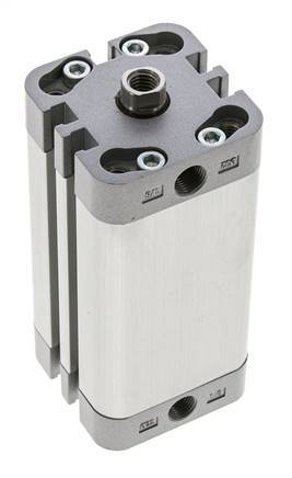 ISO 21287 Compacte Dubbelwerkende Cilinder 32-60mm - Magnetisch