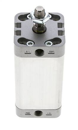 ISO 21287 Compacte Dubbelwerkende Cilinder 32-60mm - Magnetisch - Mannelijke Stang