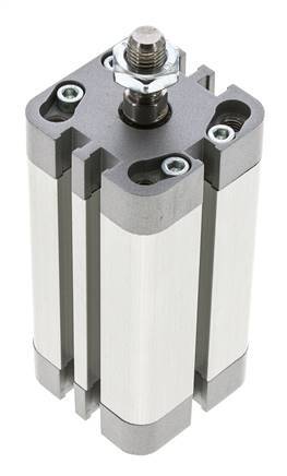 ISO 21287 Compacte Dubbelwerkende Cilinder 32-60mm - Magnetisch - Mannelijke Stang