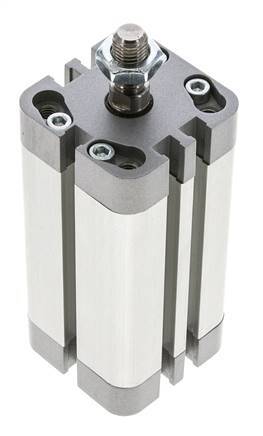 ISO 21287 Compacte Dubbelwerkende Cilinder 32-60mm - Magnetisch - Mannelijke Stang