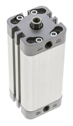 ISO 21287 Compacte Dubbelwerkende Cilinder 32-70mm - Magnetisch