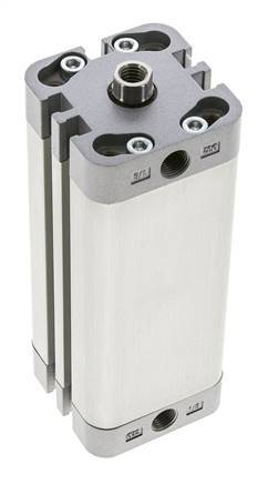 ISO 21287 Compacte Dubbelwerkende Cilinder 32-80mm - Magnetisch