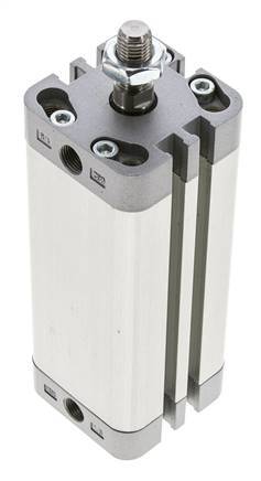 ISO 21287 Compacte Dubbelwerkende Cilinder 32-80mm - Magnetisch - Mannelijke Stang