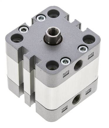 ISO 21287 Compacte Dubbelwerkende Cilinder 40-10mm - Magnetisch