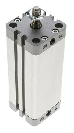 ISO 21287 Compacte Dubbelwerkende Cilinder 40-100mm - Magnetisch - Mannelijke Stang