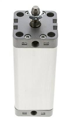 ISO 21287 Compacte Dubbelwerkende Cilinder 40-100mm - Magnetisch - Mannelijke Stang
