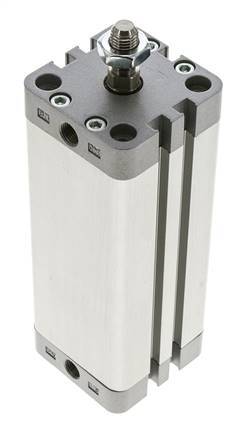 ISO 21287 Compacte Dubbelwerkende Cilinder 40-100mm - Magnetisch - Mannelijke Stang