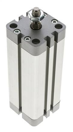 ISO 21287 Compacte Dubbelwerkende Cilinder 40-100mm - Magnetisch - Mannelijke Stang