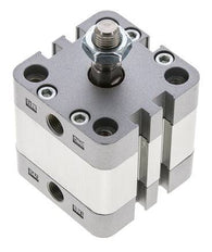 ISO 21287 Compacte Dubbelwerkende Cilinder 40-10mm - Magnetisch - Mannelijke Stang