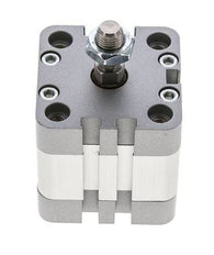 ISO 21287 Compacte Dubbelwerkende Cilinder 40-10mm - Magnetisch - Mannelijke Stang