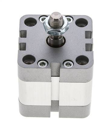ISO 21287 Compacte Dubbelwerkende Cilinder 40-10mm - Magnetisch - Mannelijke Stang