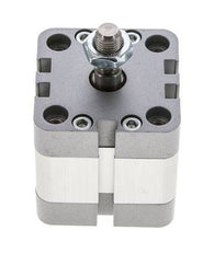 ISO 21287 Compacte Dubbelwerkende Cilinder 40-10mm - Magnetisch - Mannelijke Stang