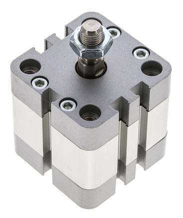 ISO 21287 Compacte Dubbelwerkende Cilinder 40-10mm - Magnetisch - Mannelijke Stang