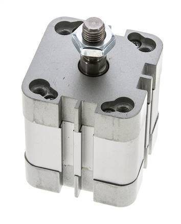 ISO 21287 Compacte Dubbelwerkende Cilinder 40-15mm - Magnetisch - Mannelijke Stang