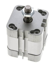 ISO 21287 Compacte Dubbelwerkende Cilinder 40-15mm - Magnetisch - Mannelijke Stang