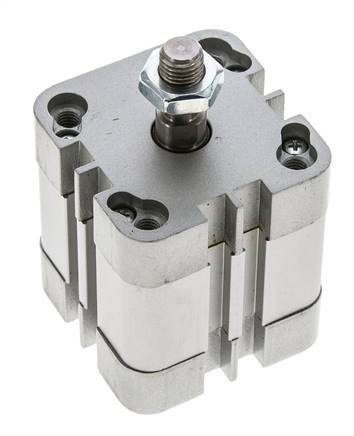 ISO 21287 Compacte Dubbelwerkende Cilinder 40-15mm - Magnetisch - Mannelijke Stang